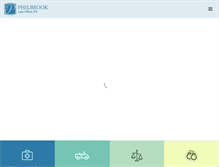 Tablet Screenshot of philbrook-law.com